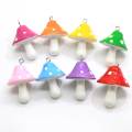 30mm 3D Mushroom Resin Charms DIY Craft fit for Bracelet Earring Pendant Jewelry Finding handmade