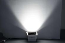 7W 3500K 2.4G Remote Control Led Square Spotlight-Aluminum