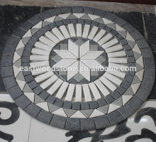 slate mosaic pattern,slate mosaic medallion,wall deco stone