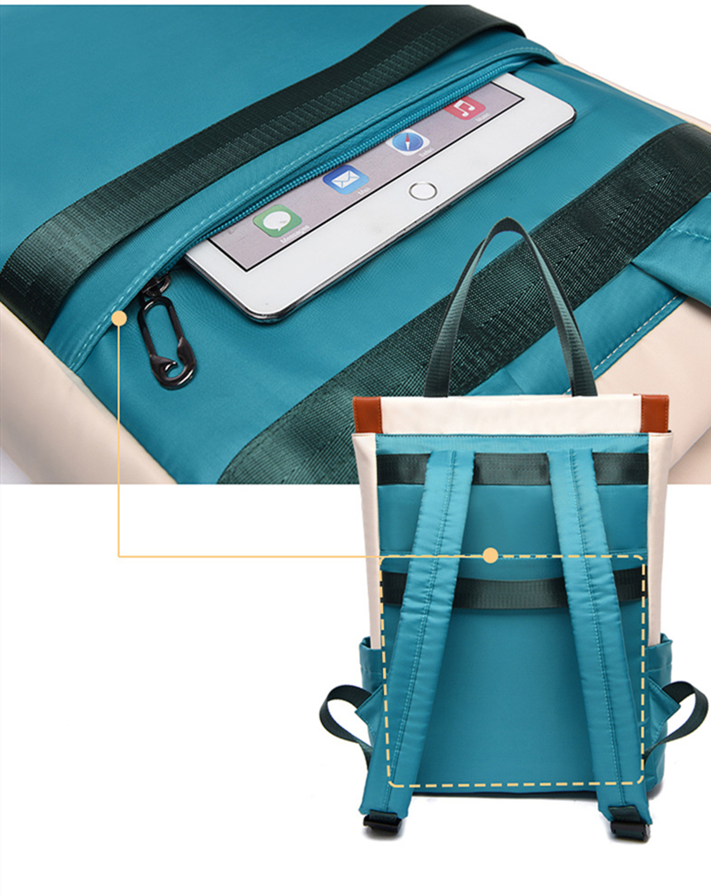 DEQI Fashion Waterproof Travel Laptop Backpack Eco-friendly Laptop Sleeve Case Trolley School Bag Laptop Computer Shoulder Bag