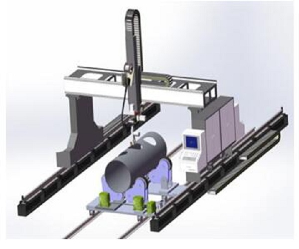 Gantry Cutting Robot of Intersecting Lines1