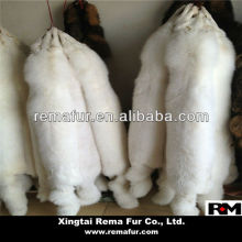 Luxury high quality WHITE FOX SKINS for garment