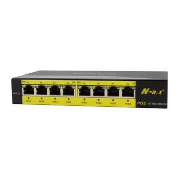 Unmanaged 8 Port Gigabit POE Switch