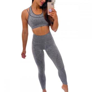 Pakaian Gym Wanita Seamless Yoga Set