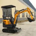 1 ton crawler digger with thumb attachments