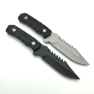 Plastic Handle Fixed Blade Hunting Bowie Knife