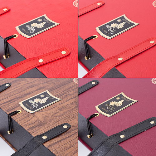 Leather Handle Luxury Wooden Wine Gift Box Custom