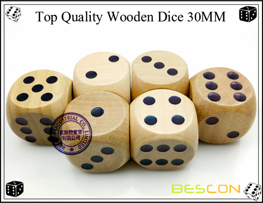 Top Quality Wooden Dice 30MM-2