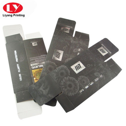 350GSM Sunglass Packaging Box met Silver Foil -logo