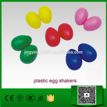 Early Music Educational Tools - plastic egg shakers,mixed color