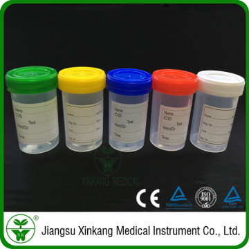 Hospital disposable plastic 60ml urine container