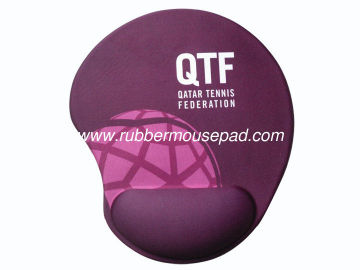 Anti-slip Ergonomics Gel Wrist Rest Mouse Pad With Soft Fabric Top