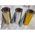 Gold metallized polyester film for thermal lamination