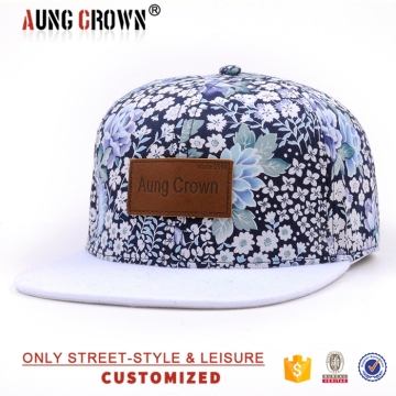 Blank Floral Snapback Hats Caps Wholesale