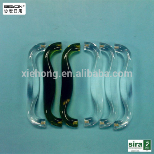 Clear plastic acrylic door handle knob drawer handle