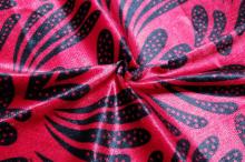 Polyester Printed Sofa Velvet Fabric Warp Knitted Furniture