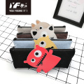 Custom cute cartoon cat PU pencil case