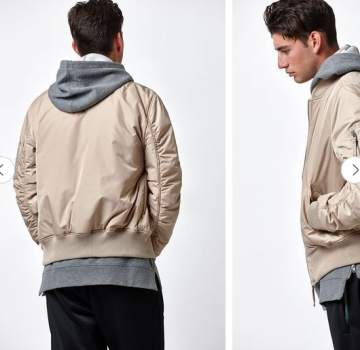 Young men Classic Bomber Jacket