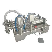Single and Double Head Liquid Paste Filling Machine for Beverages and Cosmetics