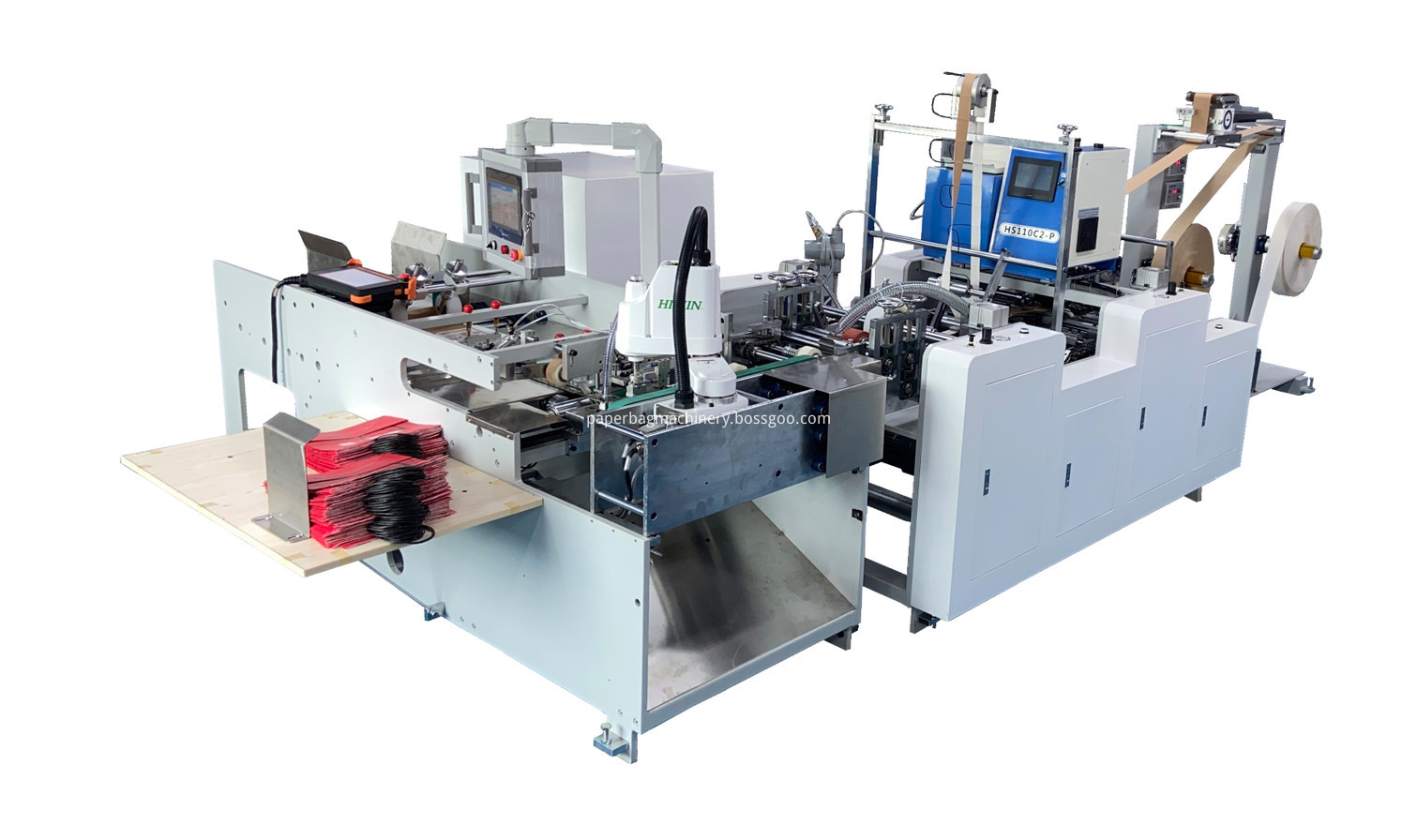 Twisted Paper Handle Pasting Machine
