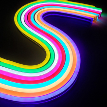 8mm & 6mm LED Neon Strip Light - 10 Colors, No Glue Sticking Technology