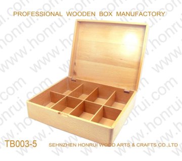 natural wooden cookie box