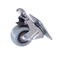 Nội thất 2 inch PVC Caster với phanh 50mm