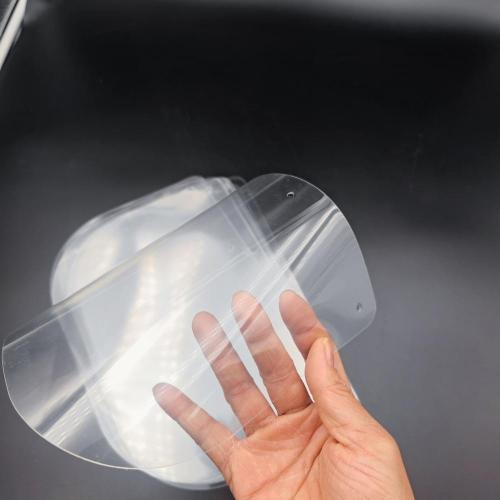 Anti-fog plastic face mask shield PC PET Sheet