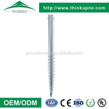 China alibaba great quality easily assembled ground screw machine