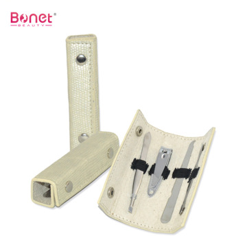 Leather fodable case portable manicure kit