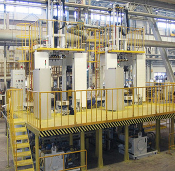 Low tension casting machine