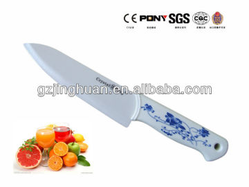 chefs kitchen knives with color ABS handle