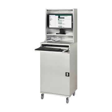 Stainless Steel Computer Protection with Monitor Housing