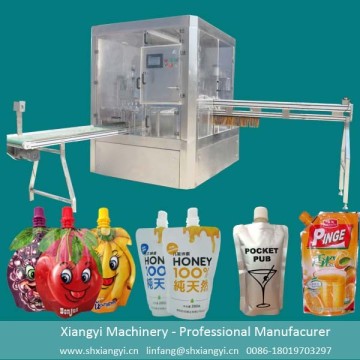 spout pouch filling machine for jelly/automatic rotary pouch capping machine