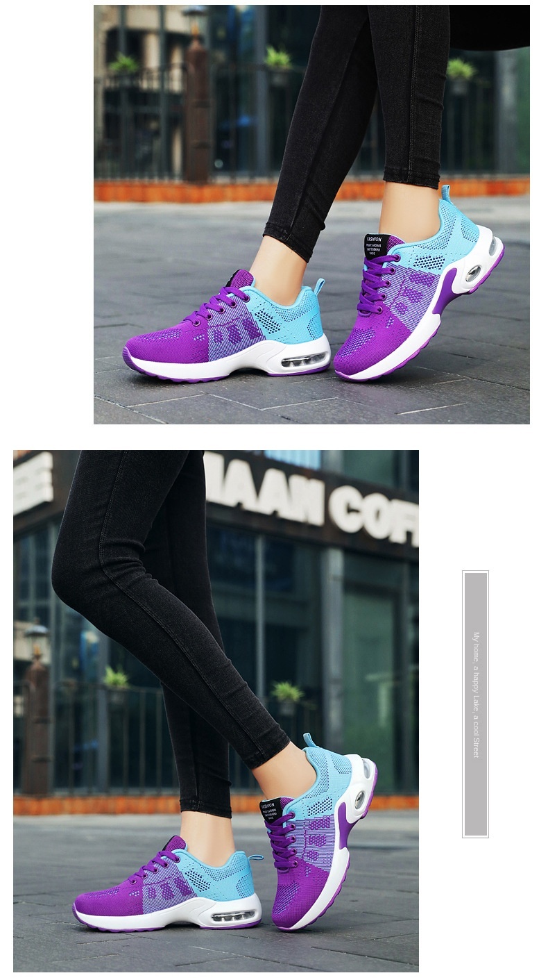 36-41 Breathable Casual Women's Sneakers Walking Sports Cushion Shoes for Women Anti-slip Sport Running Sneakers