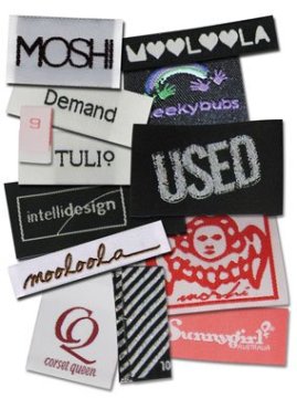 Woven label fabric cloth label