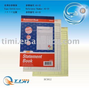 Statement book business forms Sales Order Book Job Work Order Book