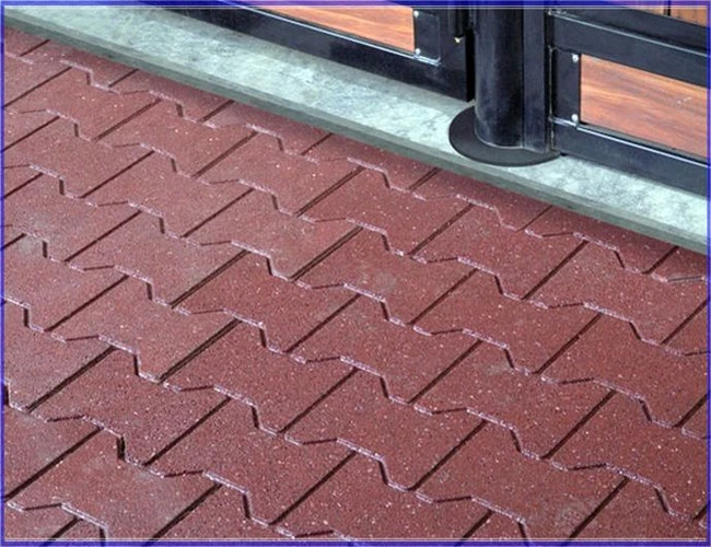 Safety Rubber Flooring/Outdoor Colorful Rubber Flooring Paver