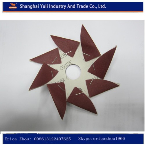 eight abrasive mop disc/abrasive sanding disc