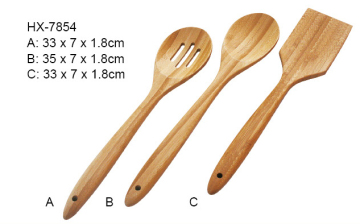 high quality bamboo utensil set ,wooden spoon set