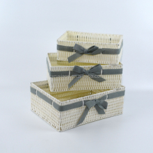 Rattan Home Woven Storage Baskets (Set of 3)