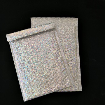 Holographic Shiny Metallic Aluminum Foil Bubble Mailer