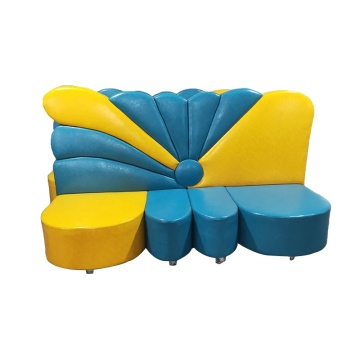 White Royal Luxury Antique Indian Style Loveseat for Wedding Hall Decor