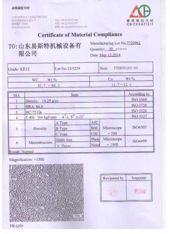 Cutter Tool, Additive Injection Hole Protection Bit