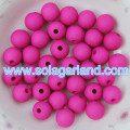 Perline Gumball rotonde in plastica gommata da 6-20 mm