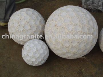 stone garden ball