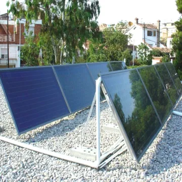 solar water heater with flat plate soalr collector