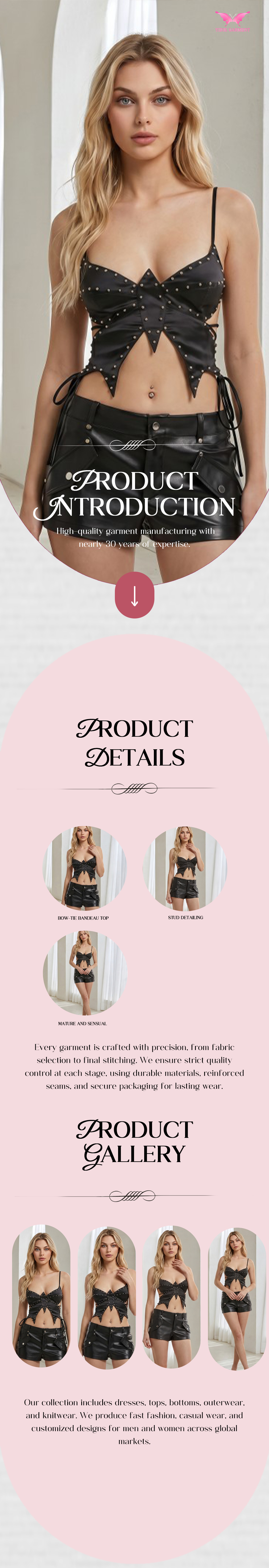 58 Bandeau-Top mit Fliege 58 bow-tie bandeau top