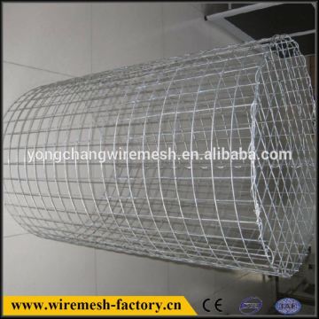 square hole stone cage application riverbed welded gabion box for sale