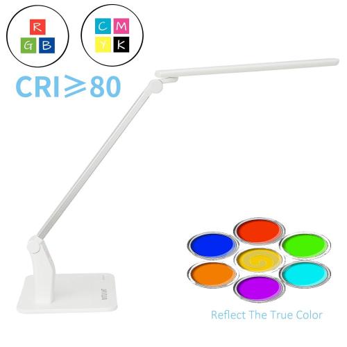 Lámpara de lectura LED de alta CRI con USB en color blanco para el artista